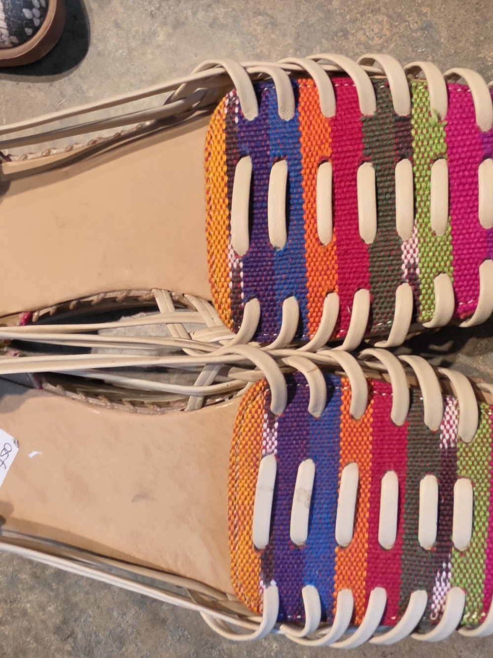 Mexican Artisinal Hurache Women’s Sandals Sz 6 NEW